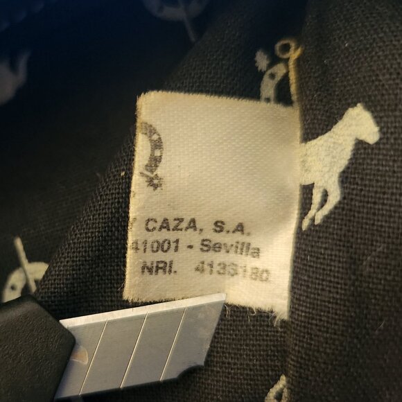 El Caballo Spanish Black Leather Shoulder Bag - Picture 14 of 15